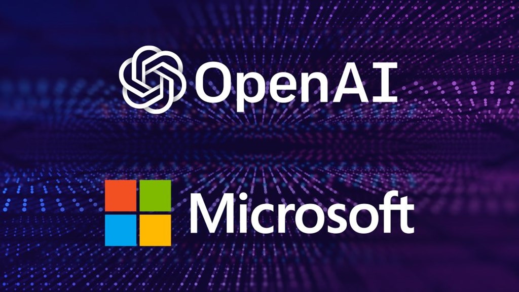 the OpenAI and Microsoft logos