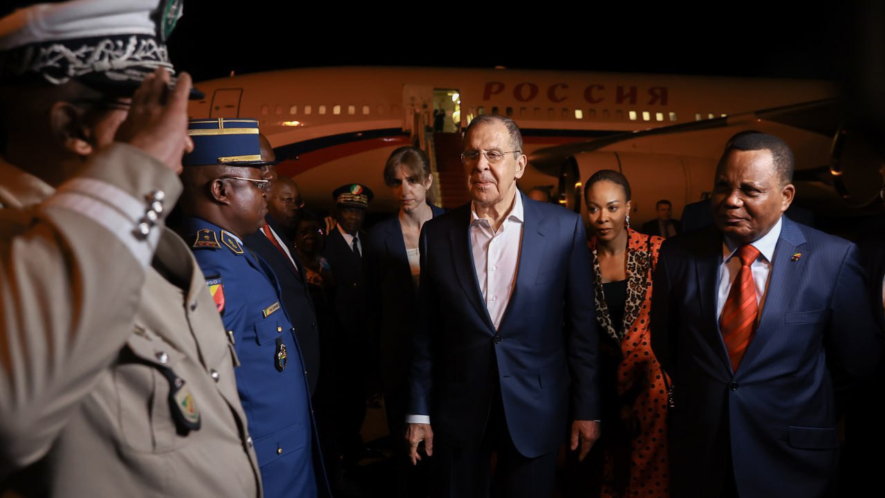 the Russian foreign minister in Senegal