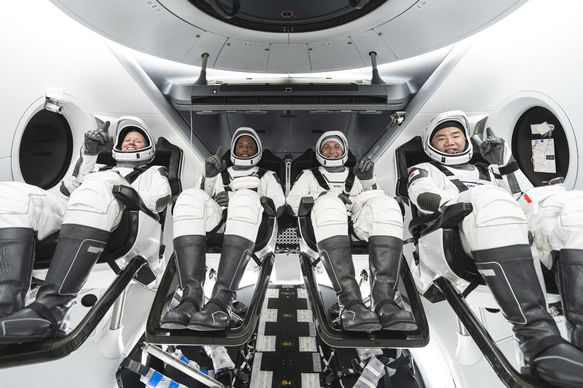 a team of SpaceX astronauts