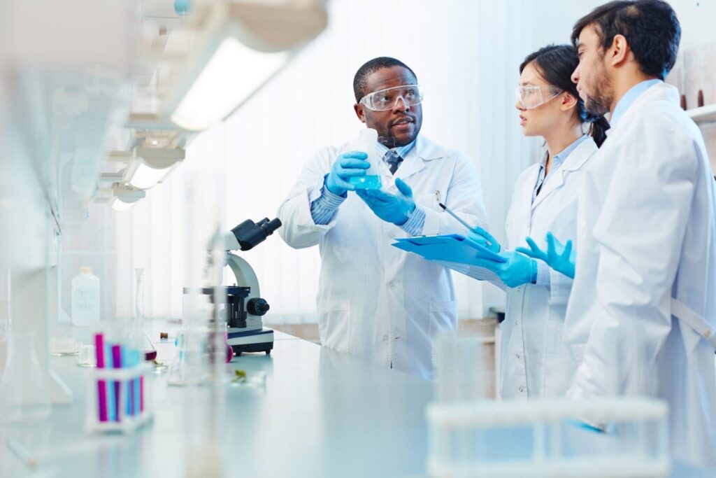 scientists in a laboratory