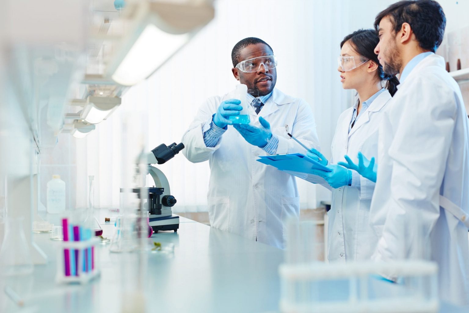 scientists in a laboratory